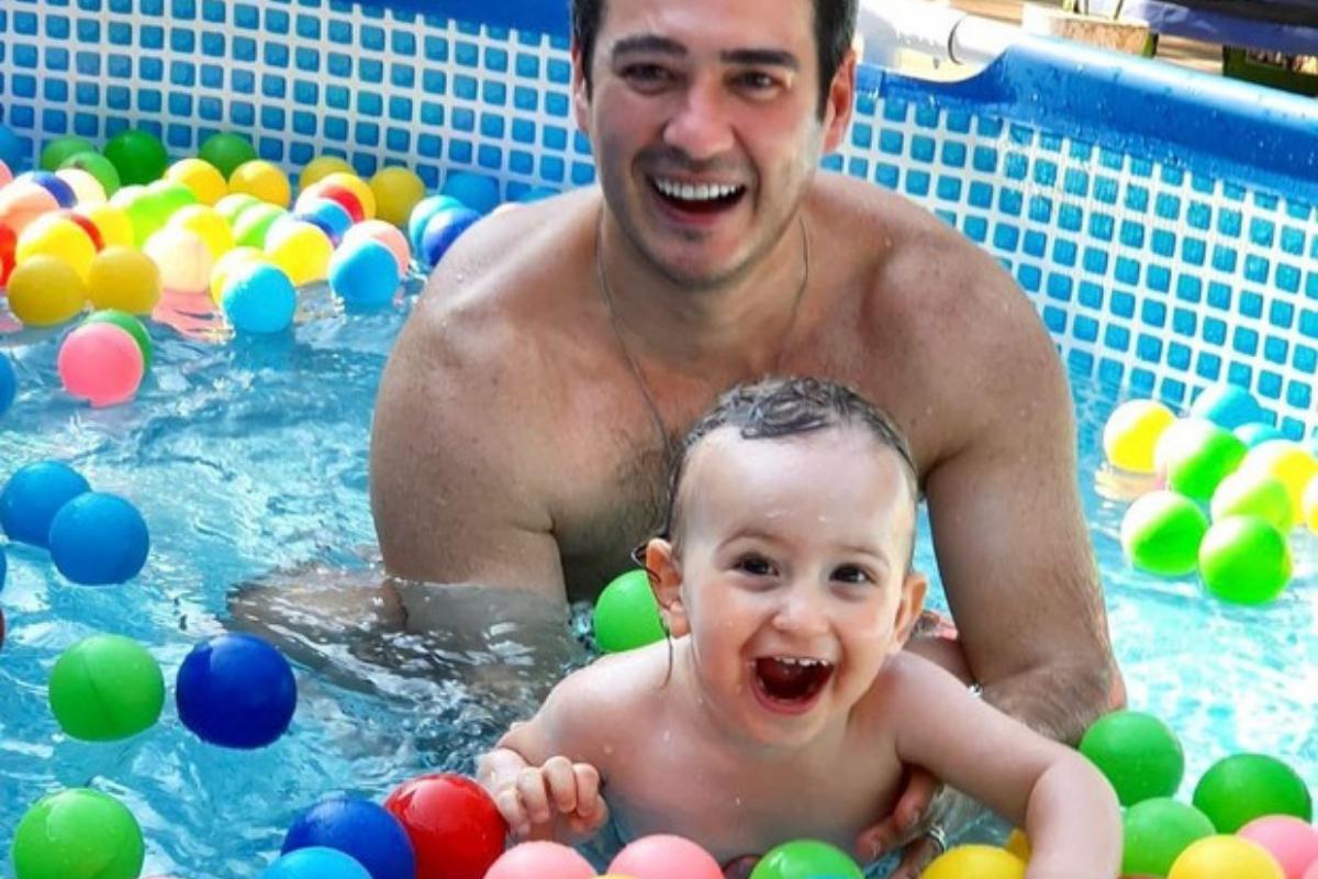 Marcos Veras se declarou para o filho de 1 ano