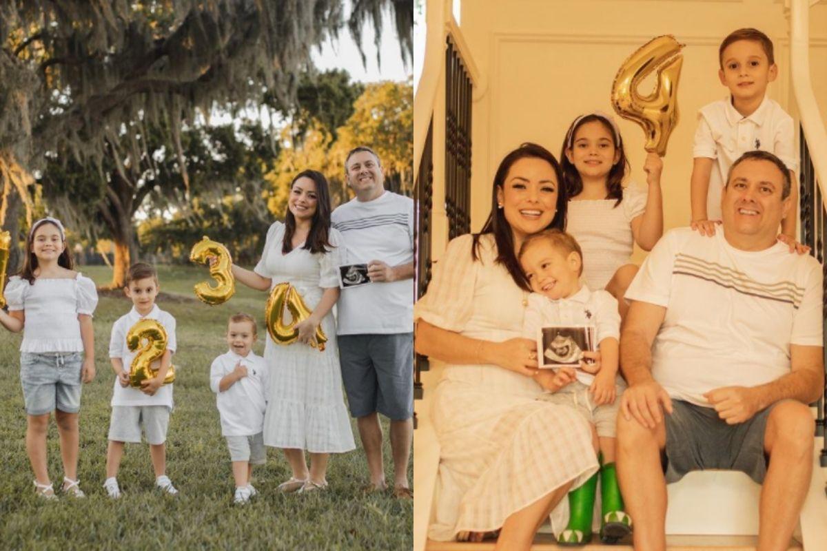 Flávia Calina anuncia gravidez do quarto filho