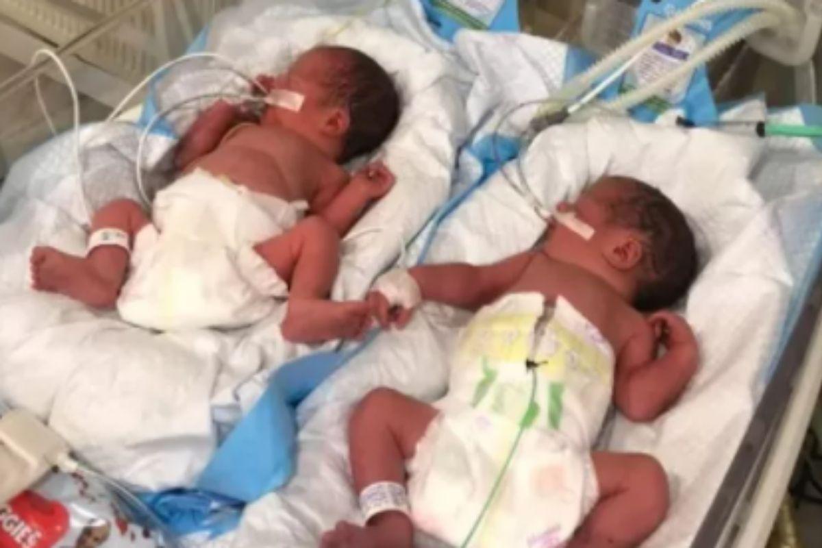 Pais tentam salvar filhos prematuros que nasceram de barriga de aluguel na Ucrânia