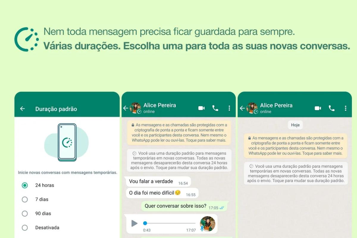 A divulgação oficial da novidade do Whatsapp