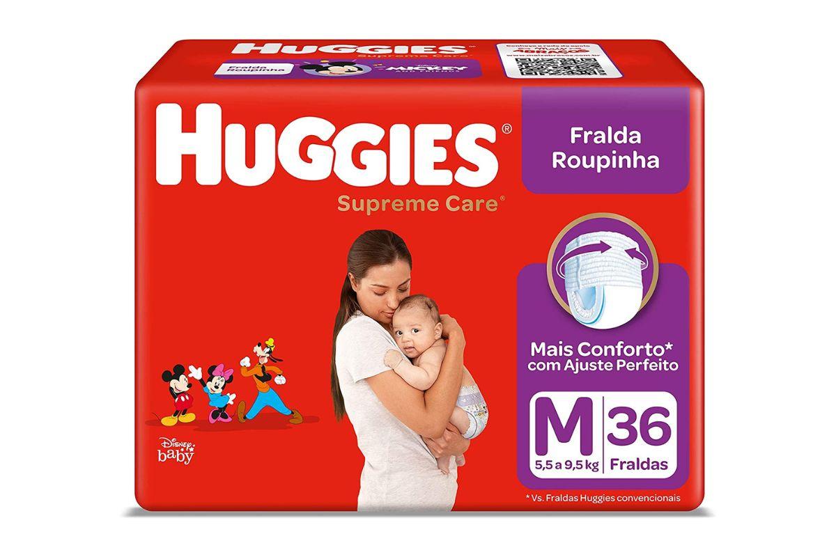 Fralda Huggies Supreme Care Roupinha
