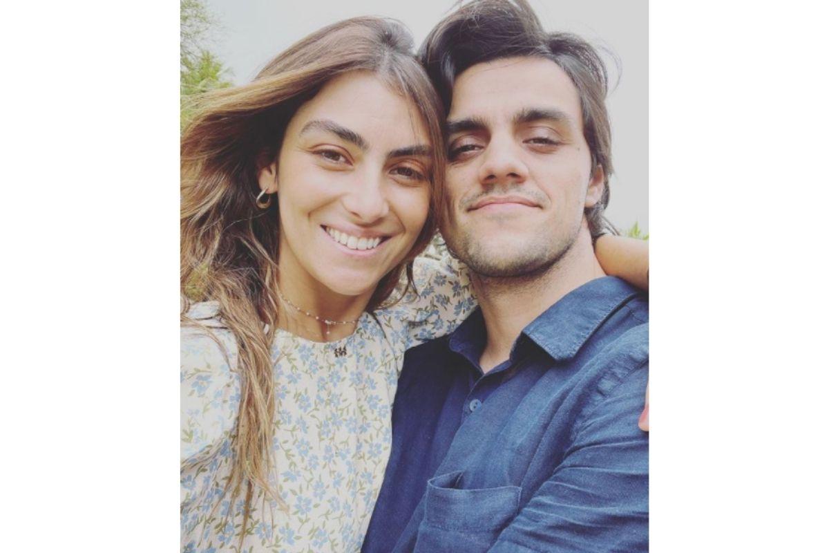 Felipe Simas e Mariana Uhlmann