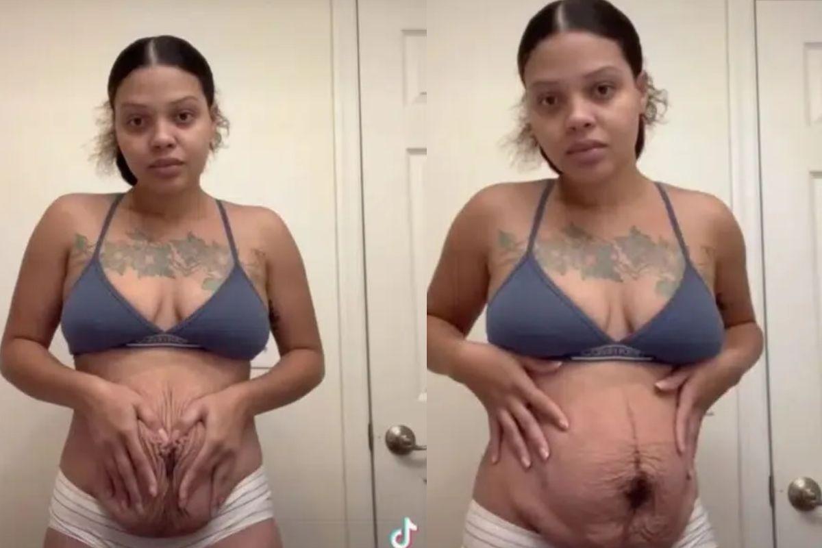 Danisha compartilhou a realidade de seu pós-parto