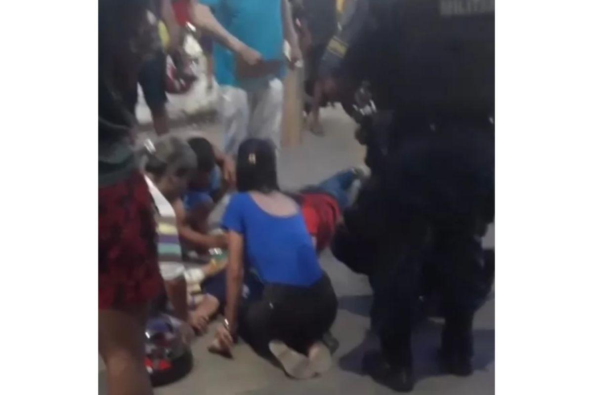 Criança foi atropelada ao sair da escola