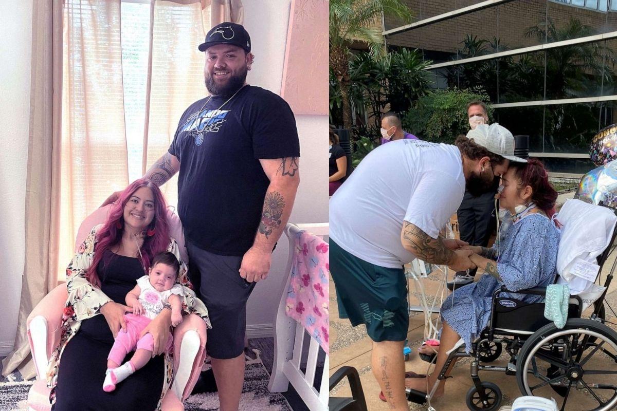 Mãe conhece a filha pela primeira vez após complicações da covid-19