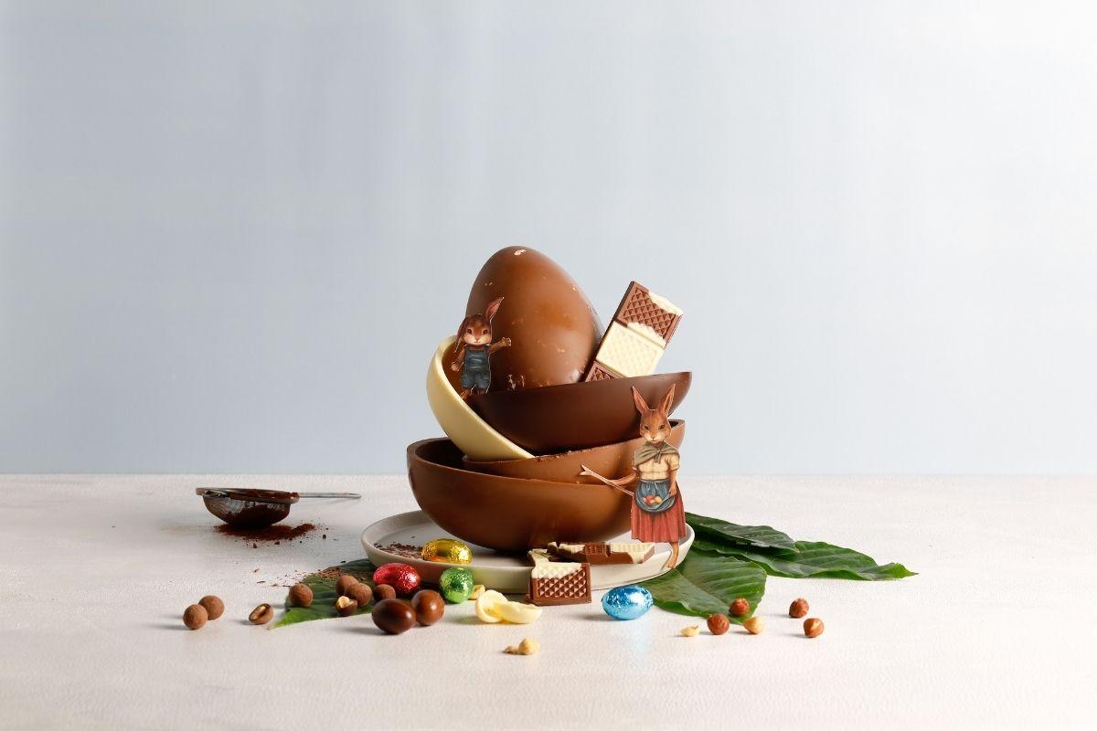 Ovo de Páscoa chocolate ao leite