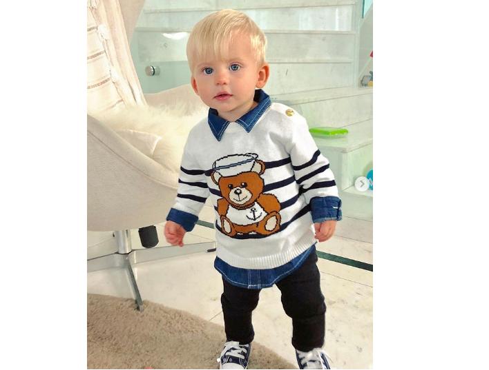 Enrico, o bebê influenciador digital (Foto Reprodução: Instagram @enricobacchioficial)
