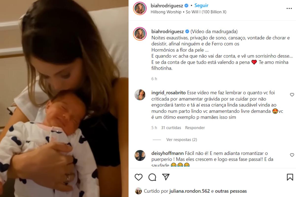 Biah Rodrigues fez um desabafo na legenda da publicação