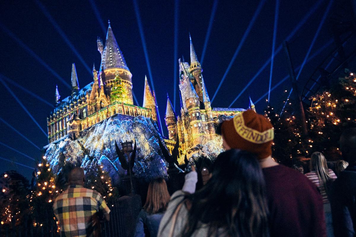 The Magic of Christmas at Hogwarts Castle