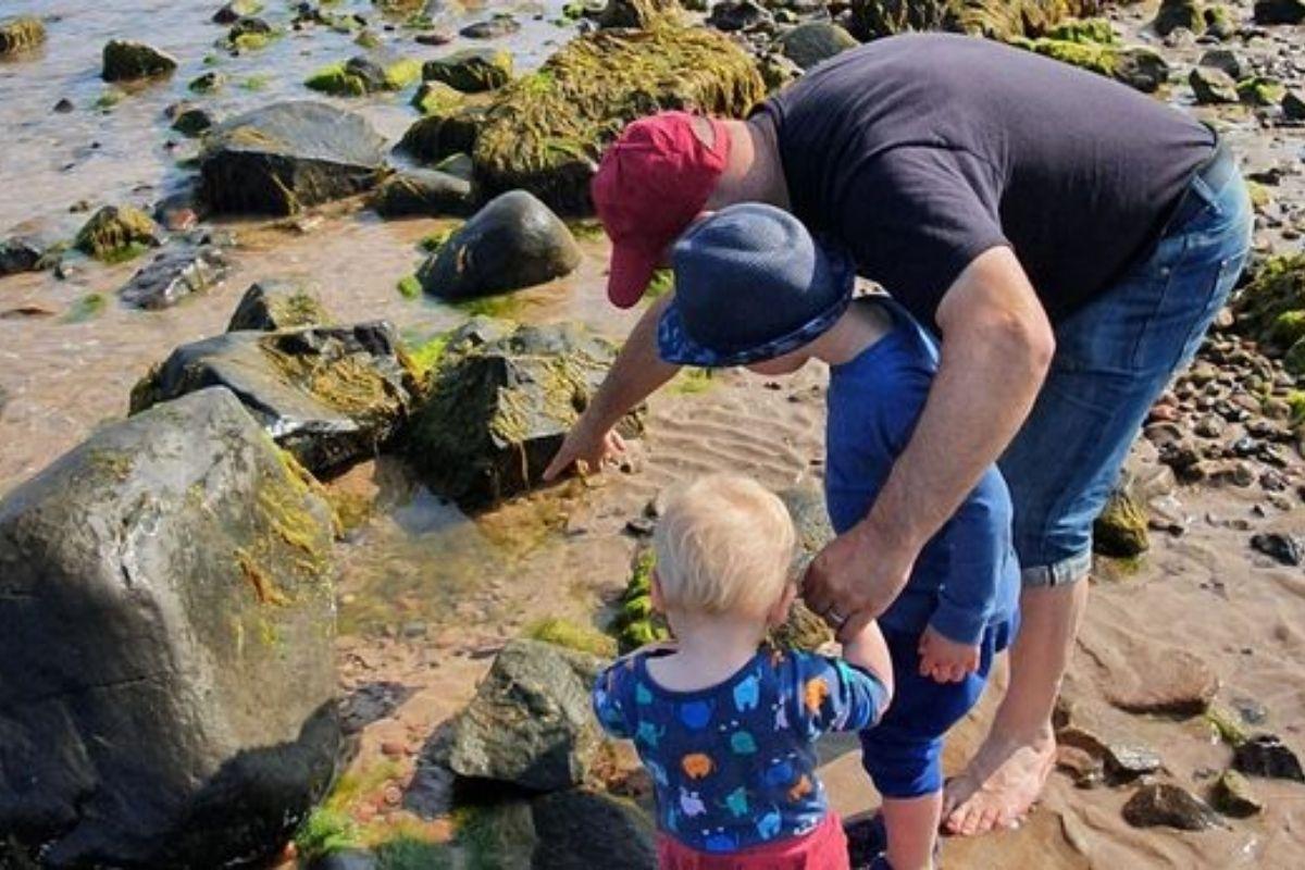 Adrian e os filhos
