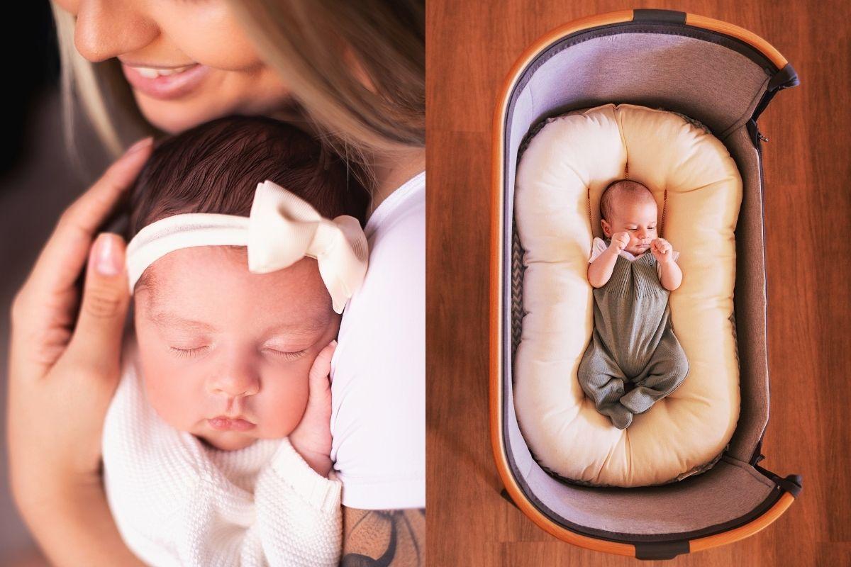 O newborn lifestyle é feito na casa dos pais do bebê, mostrando um clima mais intimista
