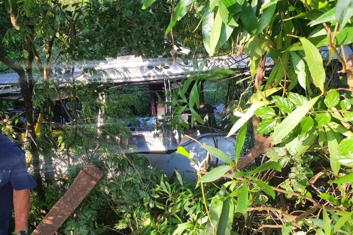 acidente de ônibus na região oeste d Paraná