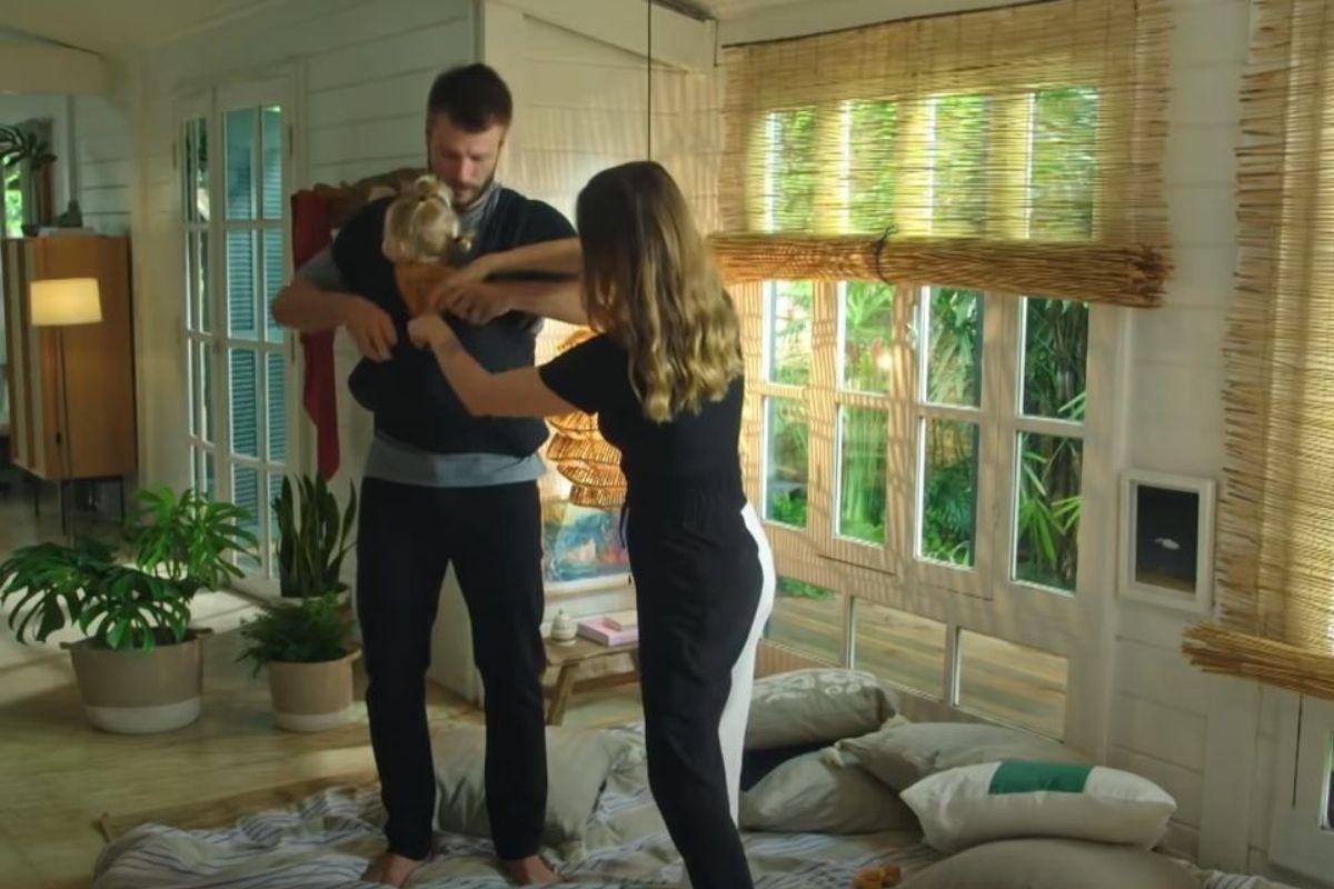 Rodrigo Hilbert ensinou como utilizar o 'sling