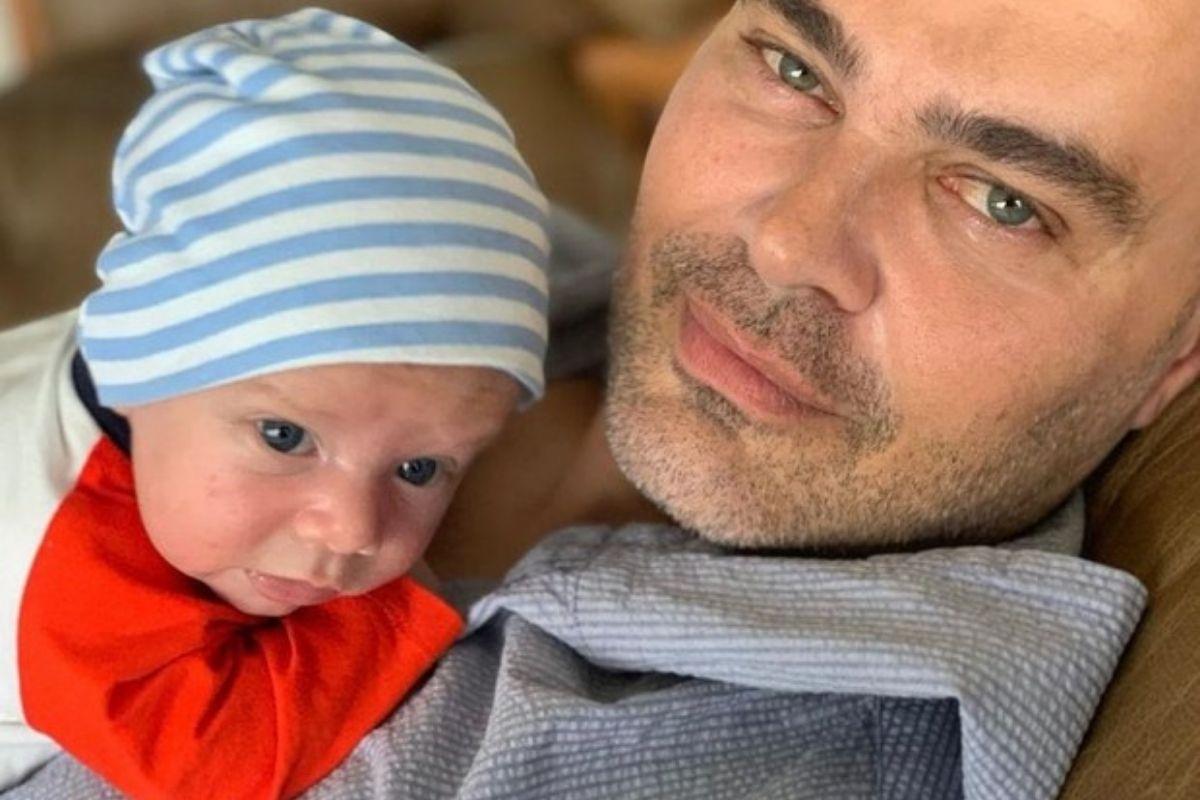 Carmo e o filho Pedro