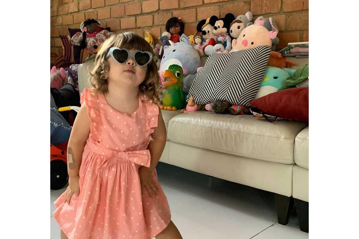 Clara Maria aparece em registro de Tata Werneck no Instagram pessoal
