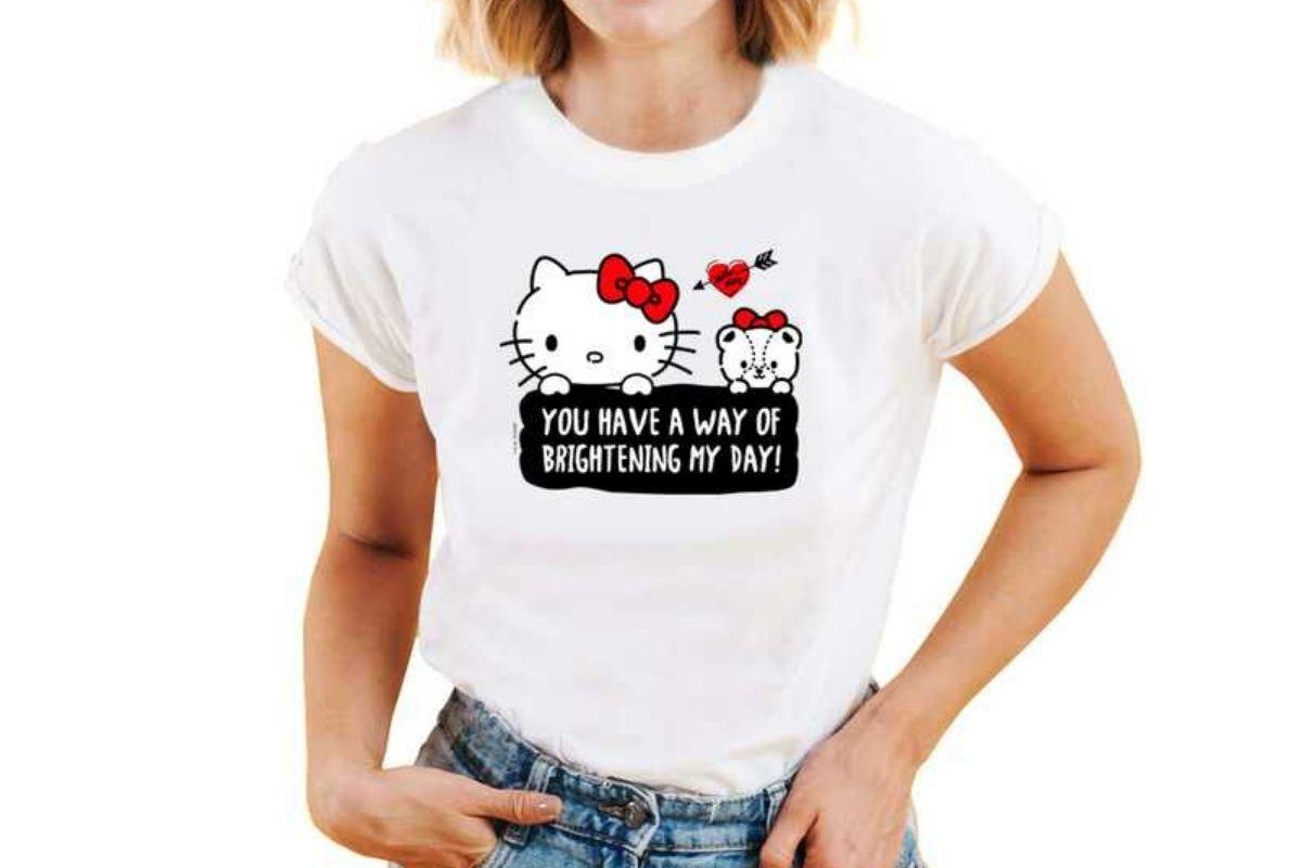 Camiseta Baby Look Hello Kitty