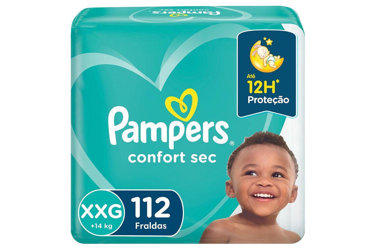Fraldas Pampers Confort Sec