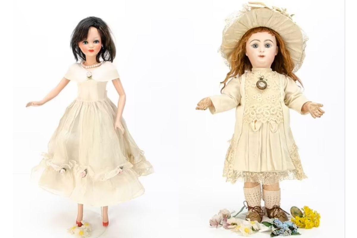Alguns modelos das bonecas feitas por Betty
