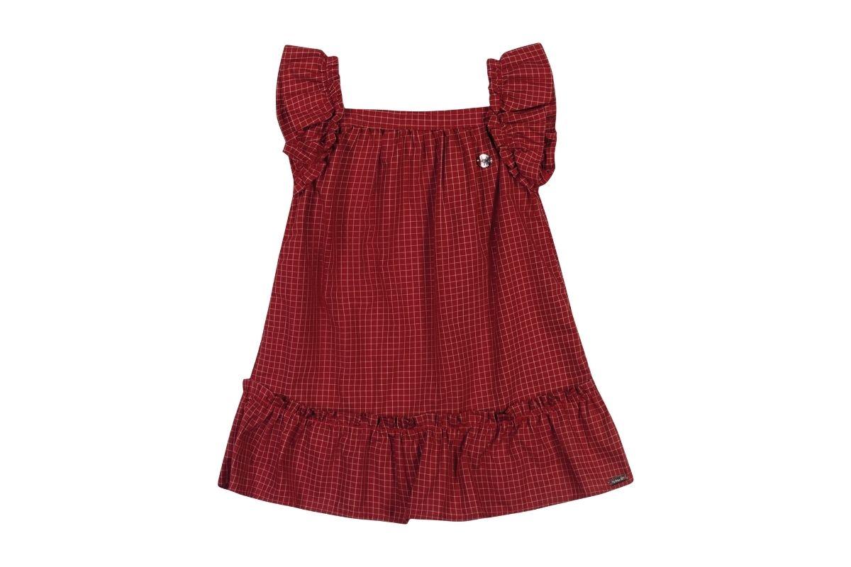 Vestido vermelho infantil