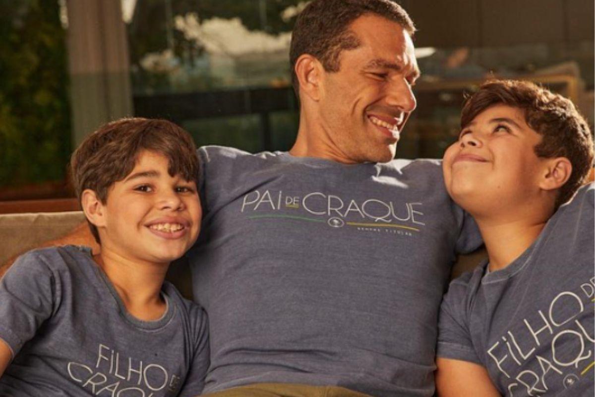 Marcus Buaiz e os filhos