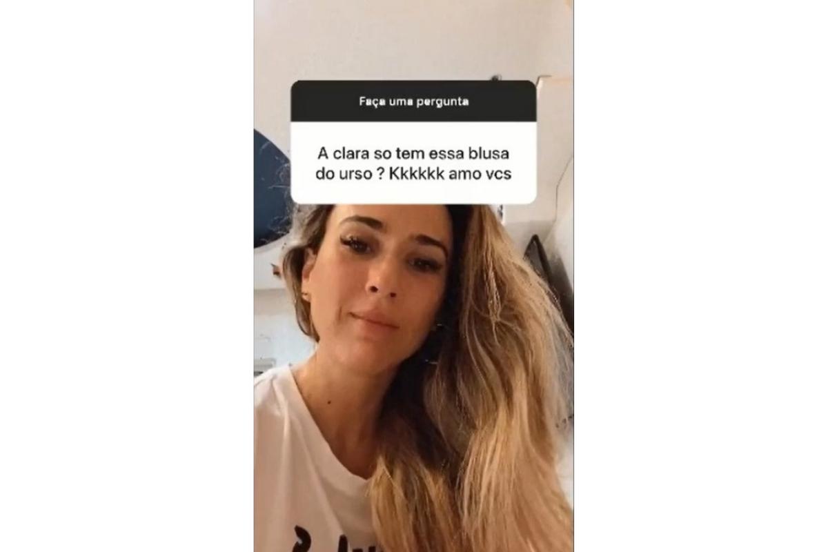 Tatá respondeu um seguidor no Instagram