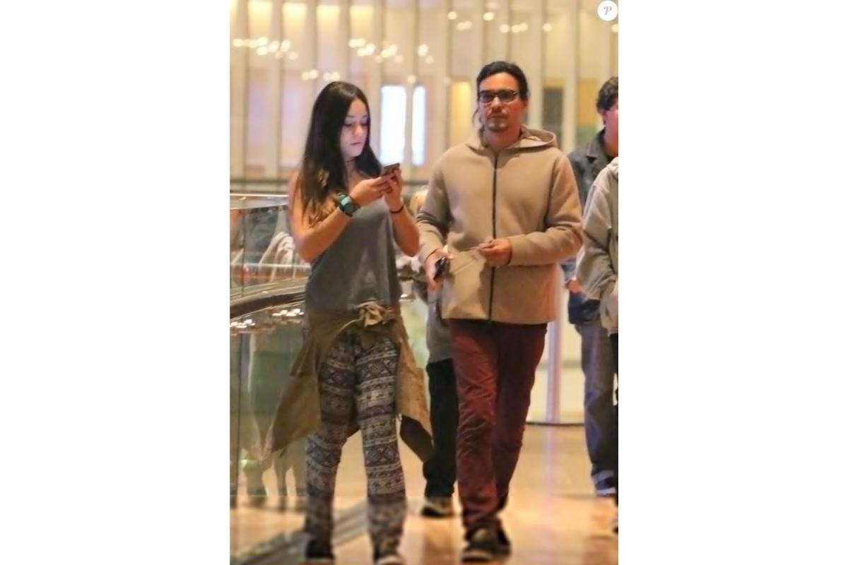 André Gonçalves e a filha, Valentina