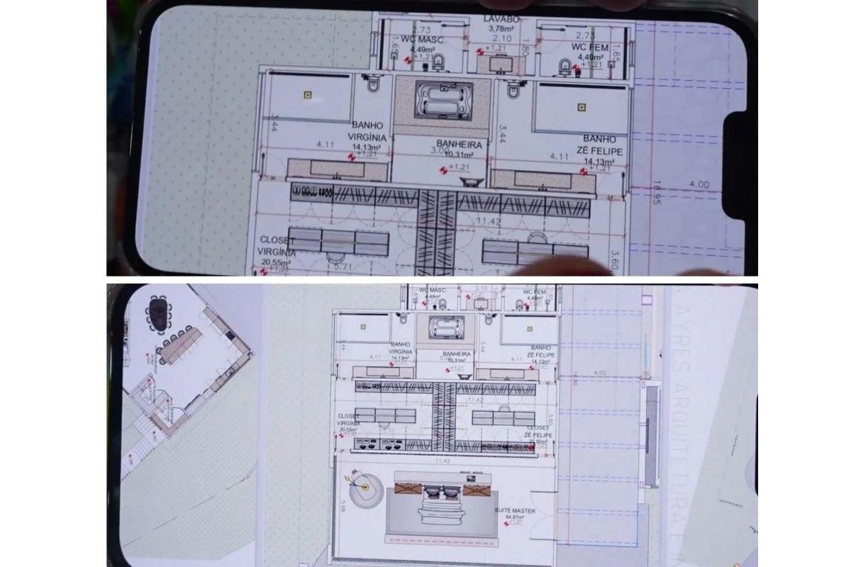 Virginia Fonseca e Zé Felipe constroem mansão com cinema e spa para a família