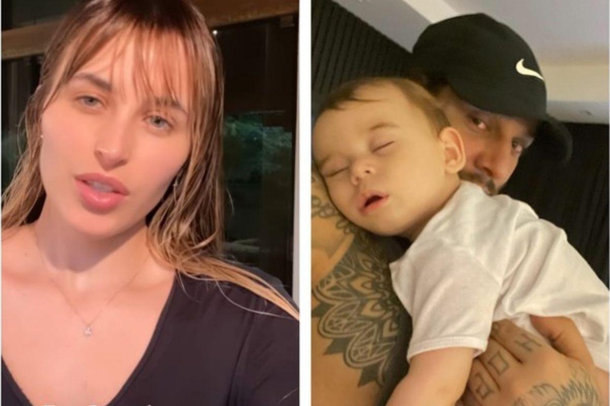 Filho de Lucas Lucco está com covid-19