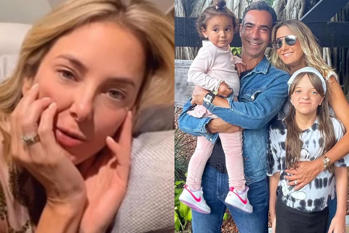 Ticiane Pinhiero aparece deitada com a filha, Rafaella Justus, no sofá falando sobre gravidez e namoro