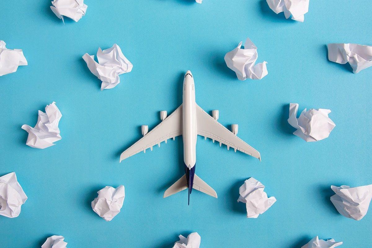 Uma mulher disse que preferia viajar em voo com apenas adultos