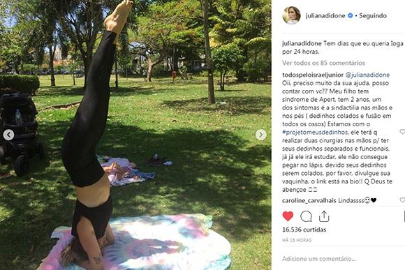 Foto: Reprodução Instagram / @julianadidone