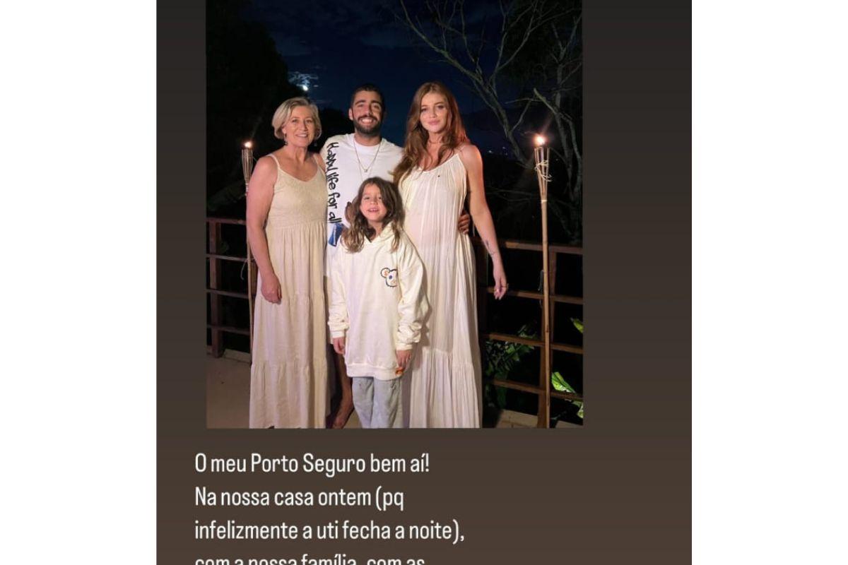 Cintia Dicker e família