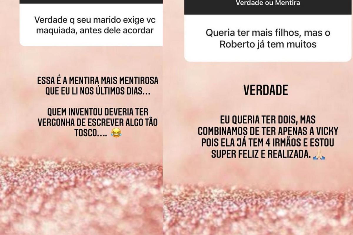 Ana Paula Siebert abriu uma caixa de perguntas no Instagram