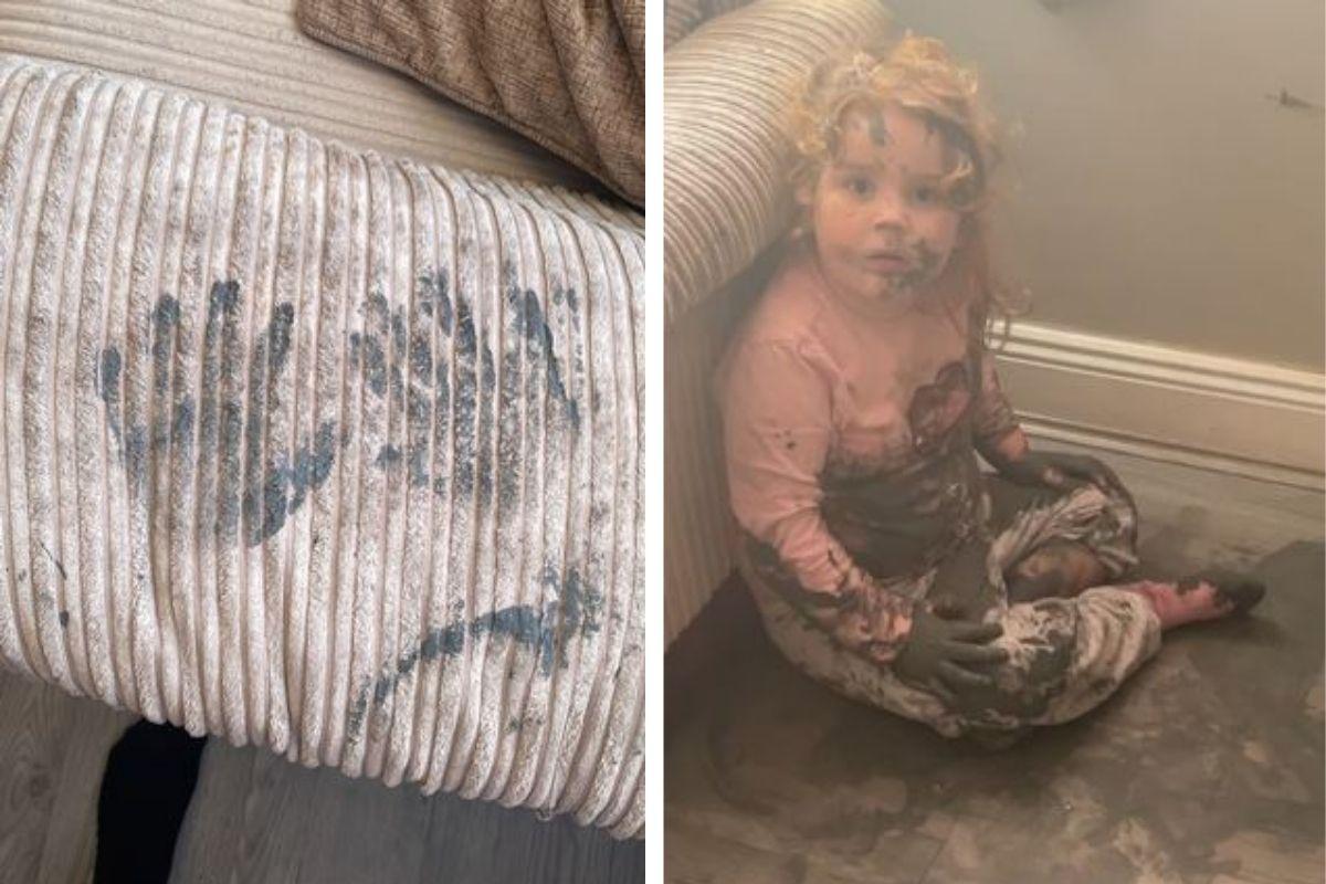 Mãe vai às lágrimas ao ver bagunça que filha fez na casa