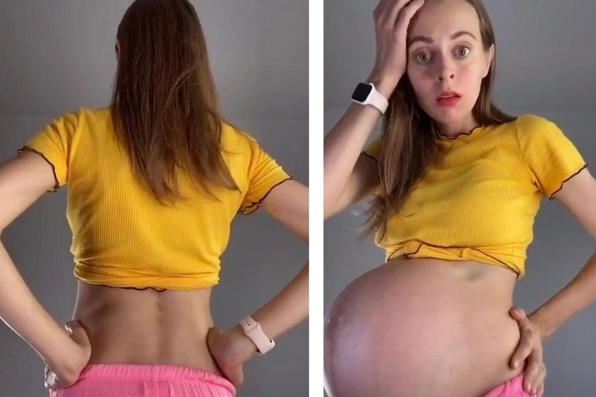 Os internautas não deixaram de comentar o corpo de Anna durante a gravidez