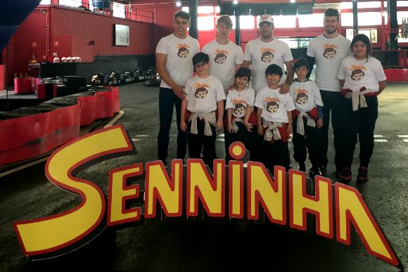 kart senninha com tuka rocha