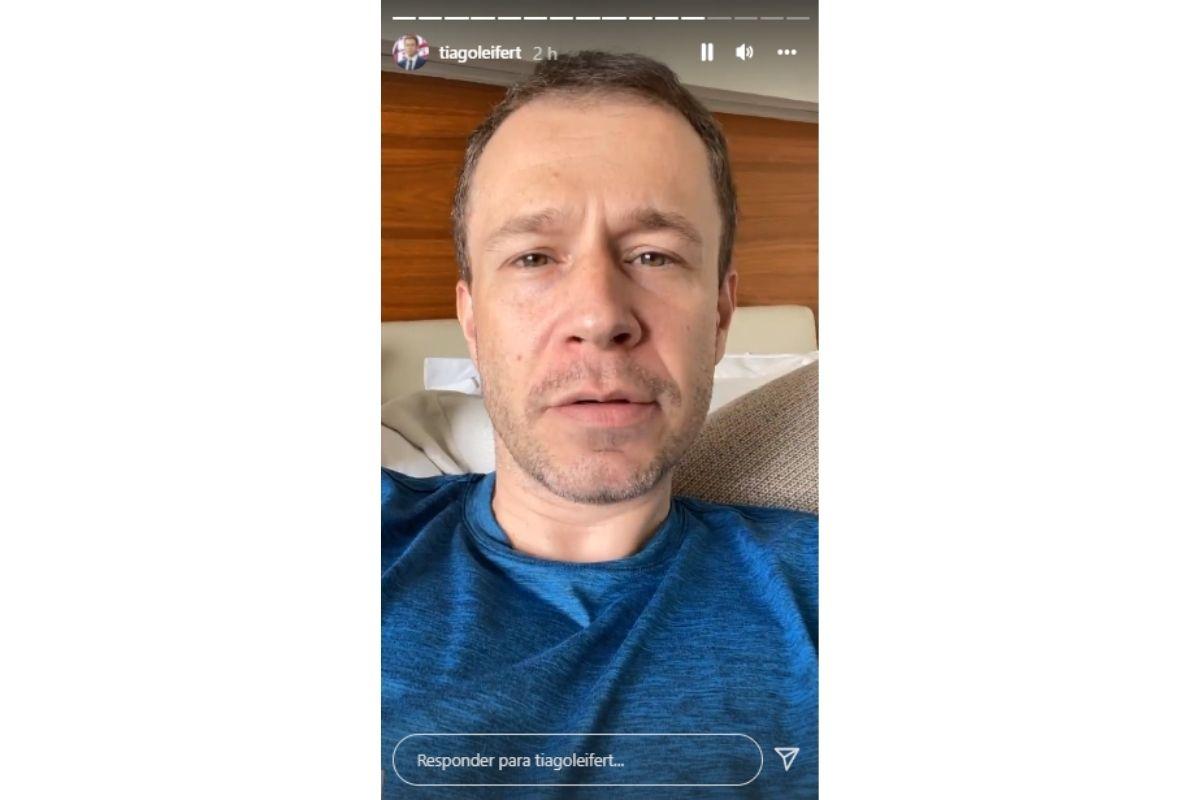 Tiago Leifert agradece as mensagens de carinho e fala sobre tratamento da filha
