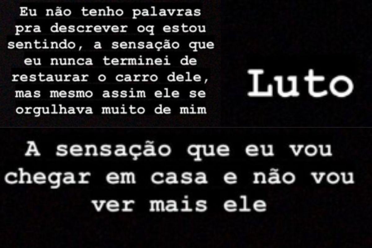 Homenagem do filho de Canisso