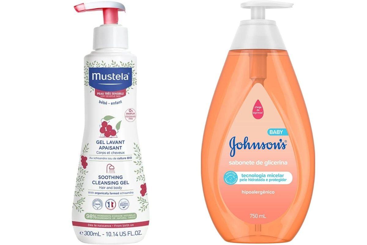 Sabonetes em promoção na Semana do Consumidor: Mustela e Jonhson's