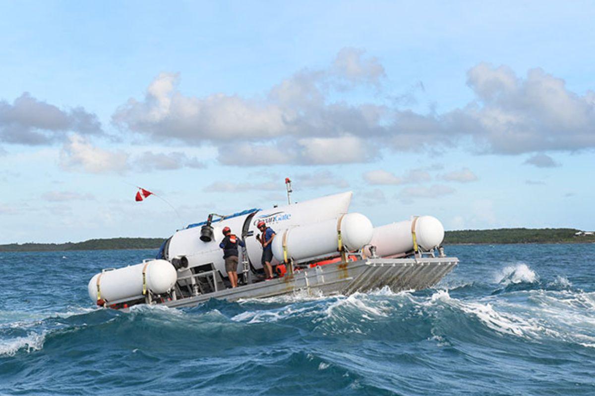Submarino Titan que foi visitar destroços do Titanic com cinco tripulantes a bordo está desaparecido