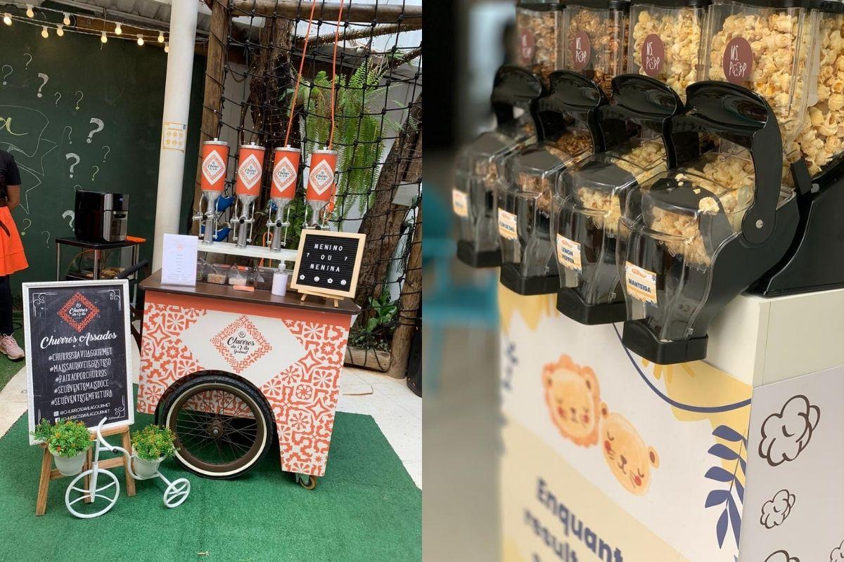 Churros e Pipoca Gourmet