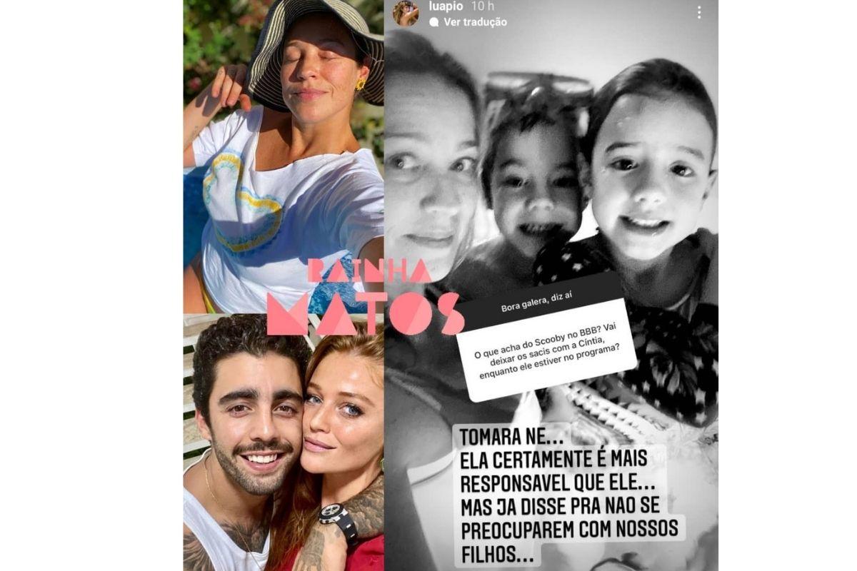Pronunciamento de Luana Piovani sobre boatos do ex-marido, Pedro Scooby, no BBB 22