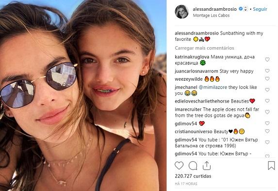 Foto: Reprodução Instagram / @alessandraambrosio