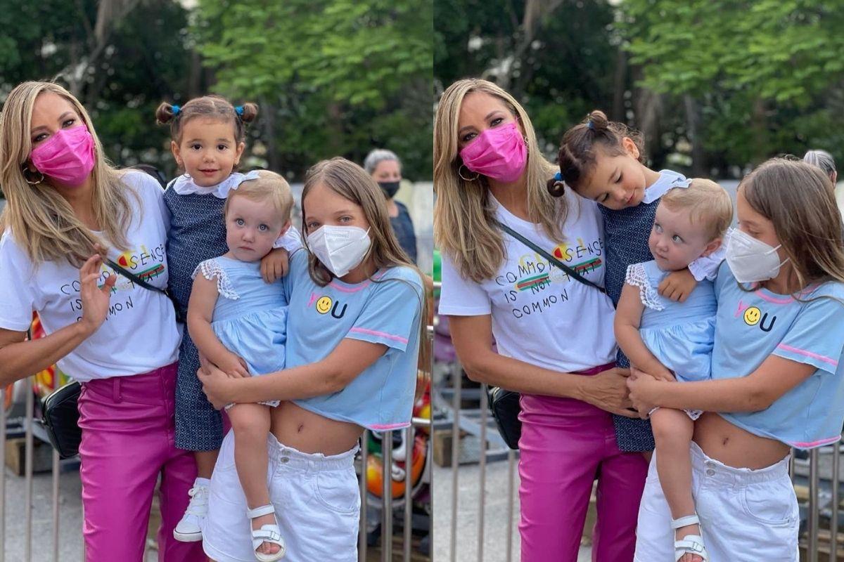 Rafa Justus em clique raro ao lado das irmãs