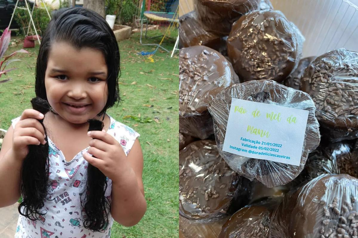 A família vende doces para ajudar no tratamento