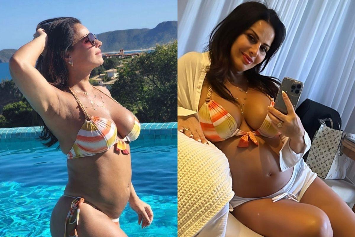 Momentos compartilhados pela atriz nas redes sociais dela