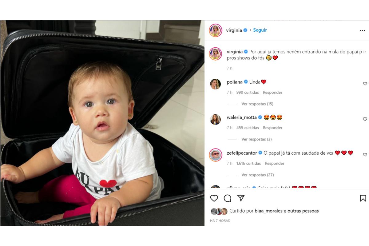 Maria Alice queria acompanhar o pai durante viagem!