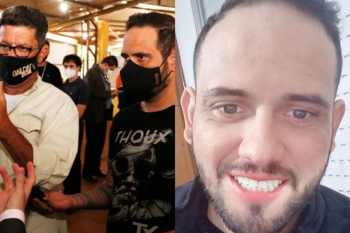 Tiago acompanhava o pai nas reportagens (Foto: Reprodução Facebook)