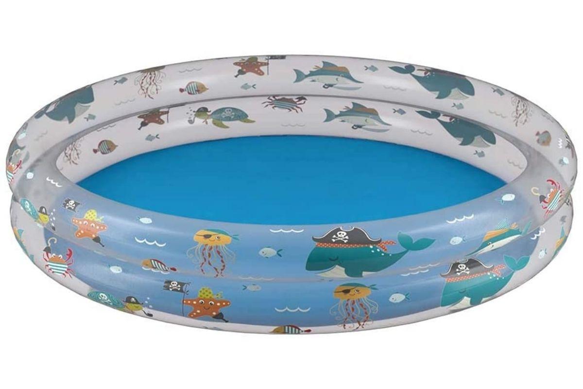 Piscina inflável para bebês que pode ser levada para qualquer lugar
