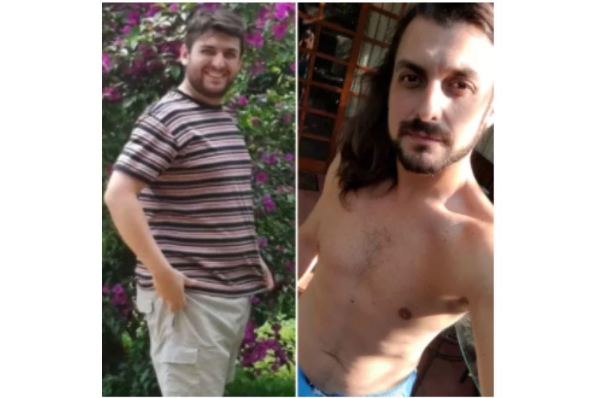 Pai emagrece para conseguir brincar com o filho